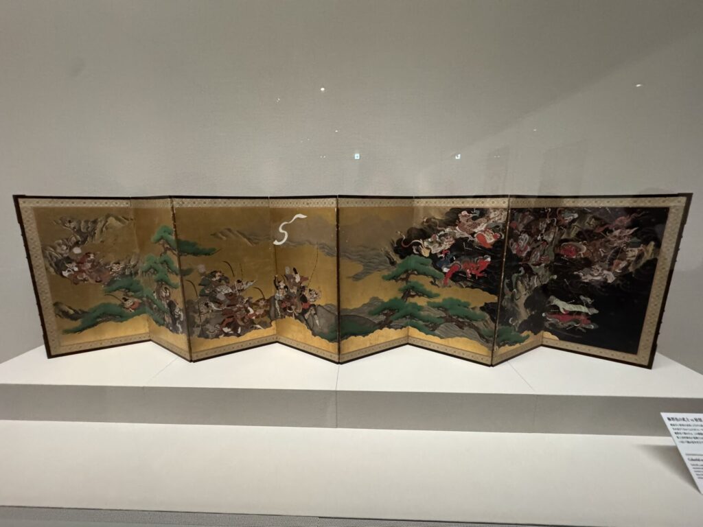 妖怪退治図屏風(伝岩佐又兵衛)