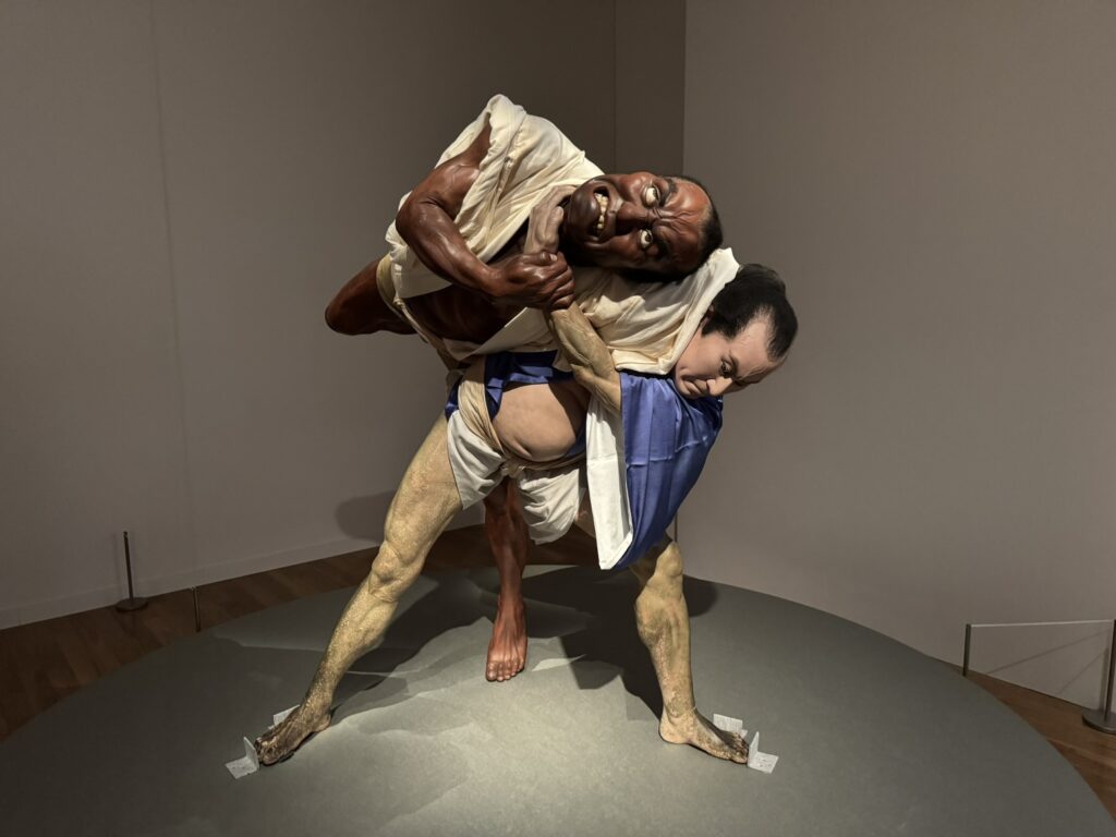 相撲生人形(安本亀八)